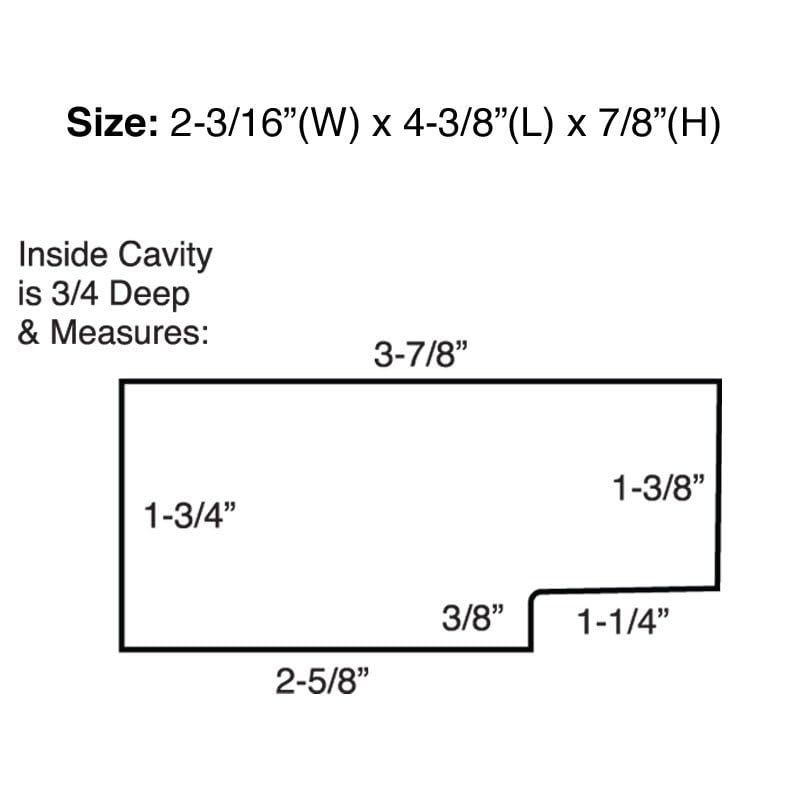 Lucky Line Jumbo Magnetic Key Hider, Case Holder for Larger Keys and Transponders (91501) - Image 5