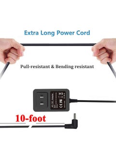 VHBW Replacement For Petsafe Scoopfree Litter Box Power Cord 10Ft Compatible With Petsafe Automatic Self-Cleaning Rfa-516 Pal00-14243, Pal00-15342, Pal00-14242 Power Adapter  - Image 2