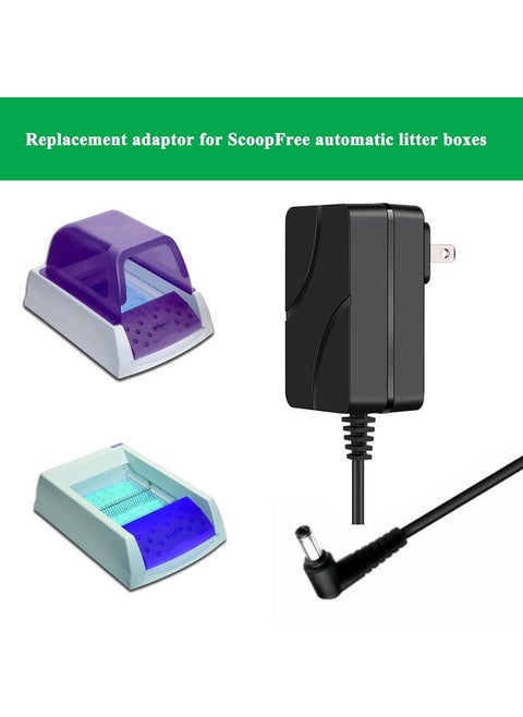 Replacement For Petsafe Scoopfree Litter Box Power Cord 10Ft Compatible With Petsafe Automatic Self-Cleaning Rfa-516 Pal00-14243, Pal00-15342, Pal00-14242 Power Adapter