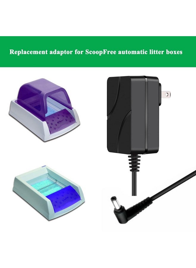 VHBW - Replacement For Petsafe Scoopfree Litter Box Power Cord 10Ft Compatible With Petsafe Automatic Self-Cleaning Rfa-516 Pal00-14243, Pal00-15342, Pal00-14242 Power Adapter - Image 1
