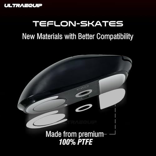 ULTRAEQUIP 2-Pack Balanced Mouse Skates for G Pro X Superlight 2 Skates Smooth PTFE Replacement Mouse Skates Feet, Restore the Feel, 2.5D Curved Edges, Durable, 3M Adhesive, Grey - Image 3