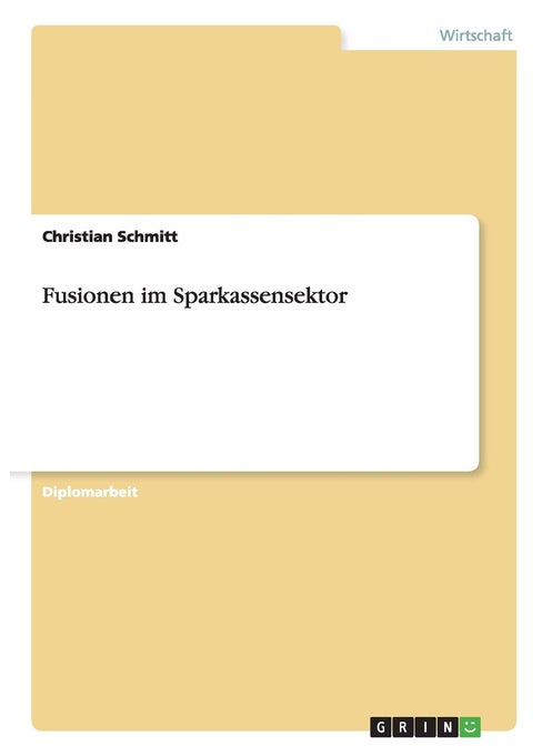 Fusionen im Sparkassensektor