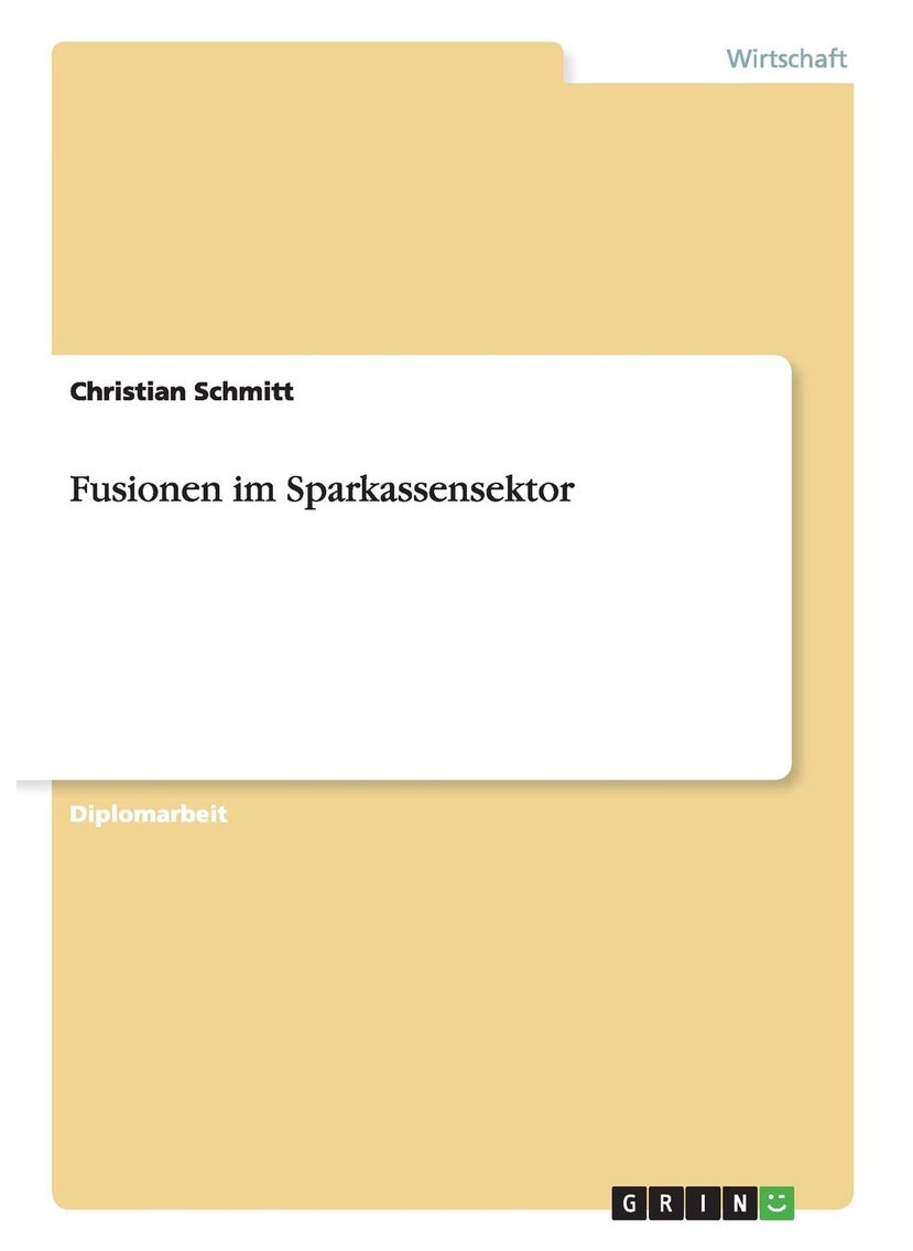 Fusionen im Sparkassensektor 