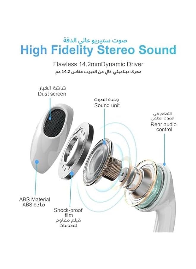 Generic SH-Protect USB C Headphones Type C Earphones Earbuds Built-in Mic & Volume Control Headset Compatible with iPhone 16/15 Pro/Max, Galaxy S24/S23/S22/S21, Pixel 7 6 5 Other  - Image 3