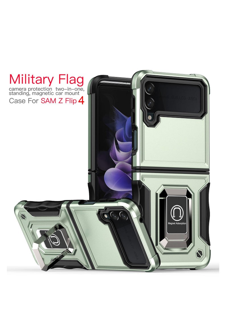 GULFLINK Phone Protect Back Case Cover For Samsung zfilp4 Green - Image 1