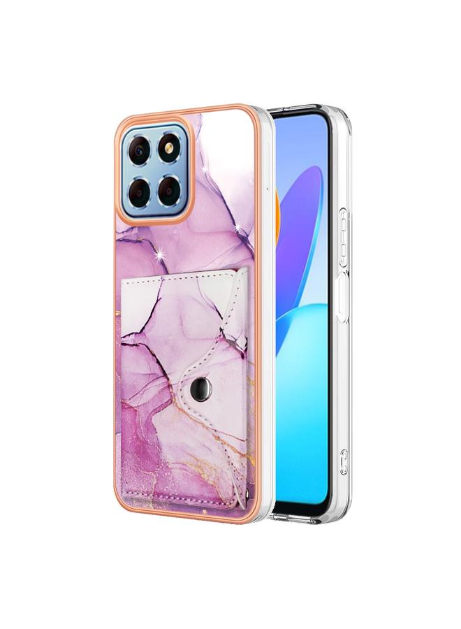اس-توب جراب لهاتف Honor X8 5G / X6 4G بنمط رخامي مع فتحة بطاقة IMD - Image 1