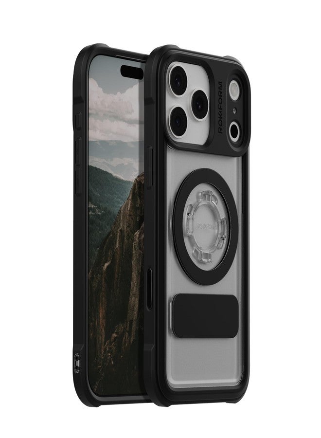 Rokform Crystal Case Compatible with iPhone 17 Pro Max, Magnetic Cover (Clear) - Image 1
