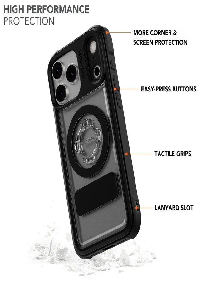 Rokform Crystal Case Compatible with iPhone 17 Pro Max, Magnetic Cover (Clear) - Image 2