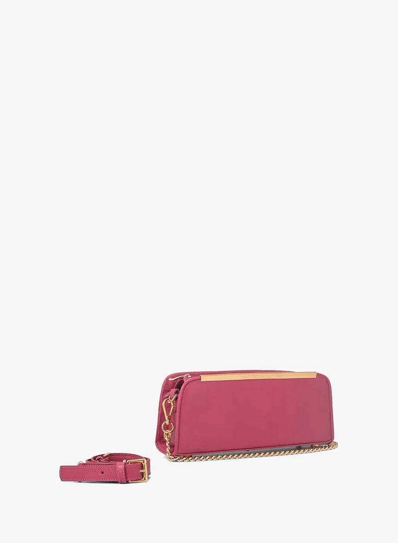 Fuchsia Pink Baguette Bag