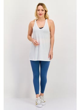 Champion Women Athletic Fit Training Tank Top, White  - Image 4