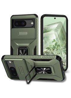 Case Cover For Google Pixel 8 Sliding Camshield Holder Phone Case Alpine Green