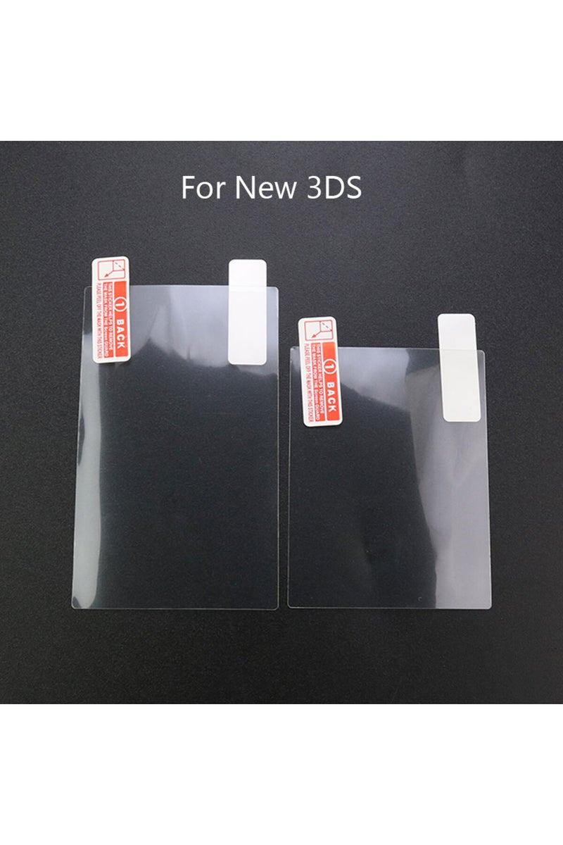 غشاء حماية لشاشة LCD لجهاز New 3DS YuXi، ولجهاز NDS NDSL، ولجهاز NDSi XL، ولجهاز 2DS، ولجهاز New 3DS XL LL، وغطاء علوي وسفلي.