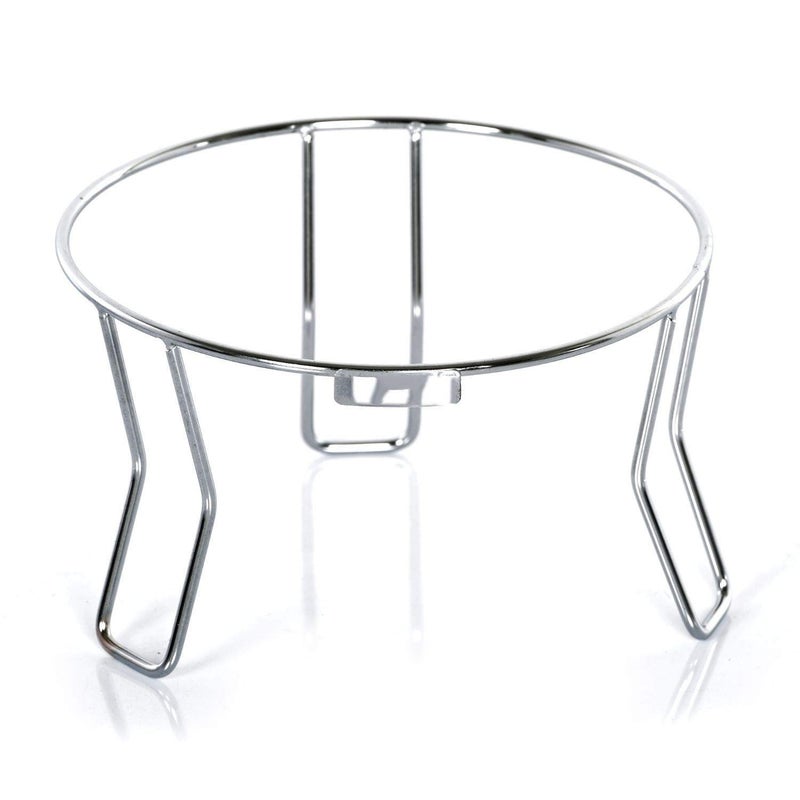 ck global ck global High Grade Stainless Steel 3 Legs MatkaPotPlant Stand Chrome Plated Pot Rack Matka Kitchen Rack - Image 1