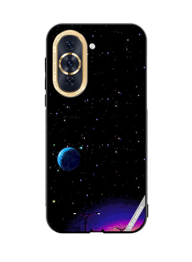 VR CREATIVE Protective Case Cover For Huawei Nova 10 Pro 8-Bit Pixel Galaxy Design Multicolour - Image 1