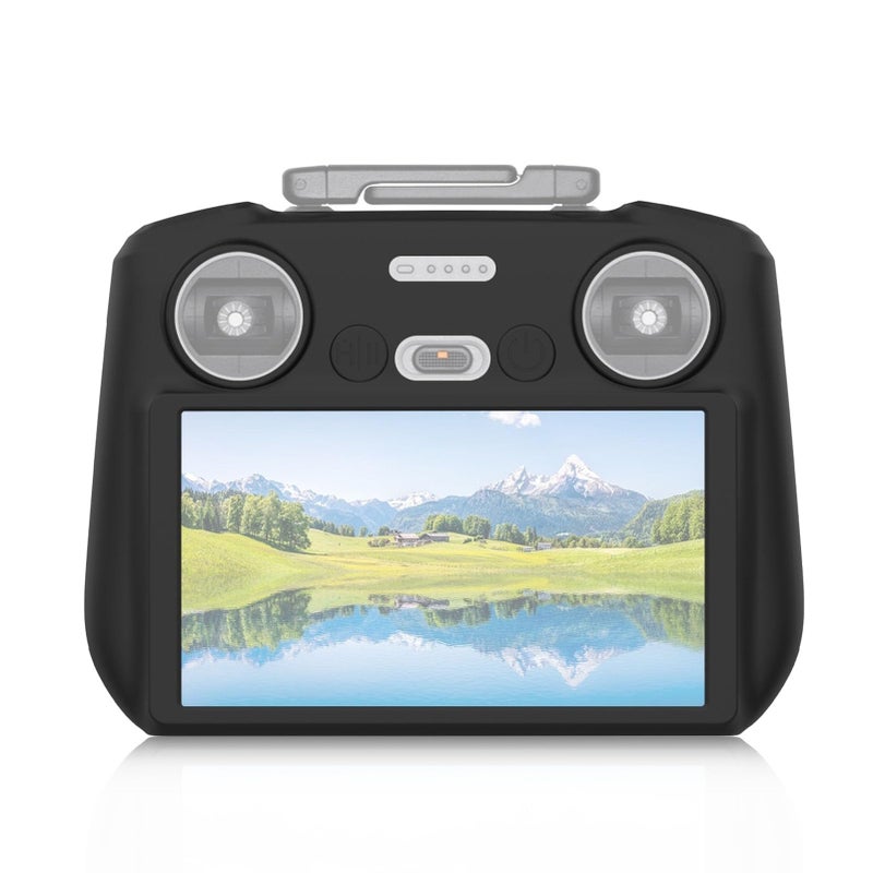 Diyeeni Silicone Protective Cover Case for Mini 4 Pro Air 3 RC 2 Shockproof Protective Case Compatible with Mini 4 Pro Air 3 RC 2 Controller Accessories Comfortable Grip Black - Image 2