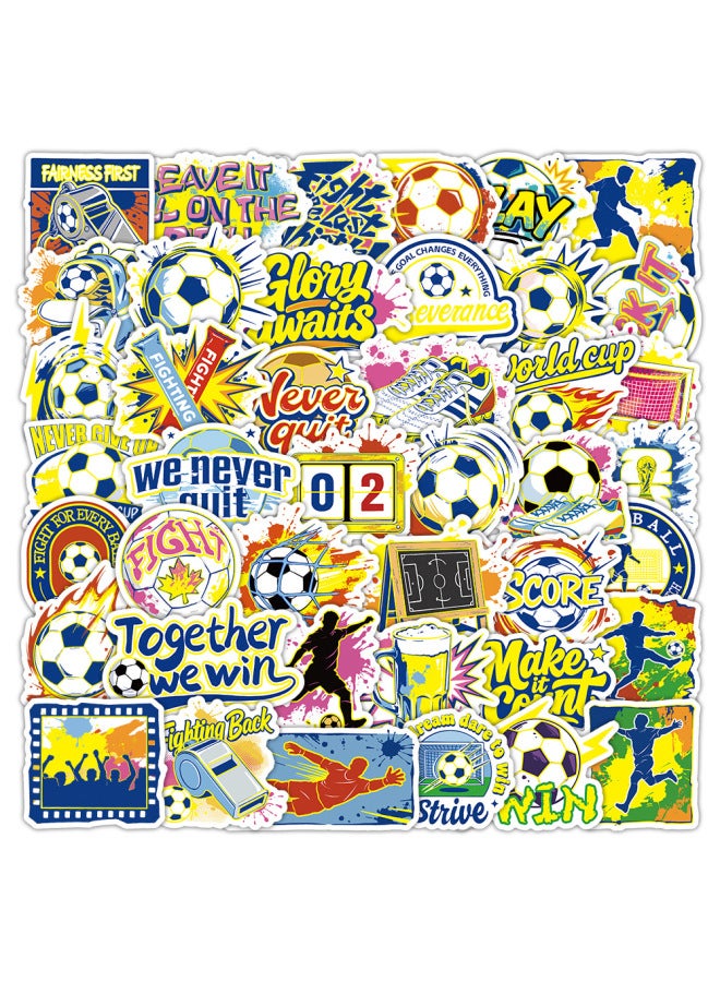 50 Pieces Of  World Cup Stickers For The United States, Canada, And Mexico Hot Football Decoration Stickers For Phone Cases And Water Bottles, Waterproof Decals