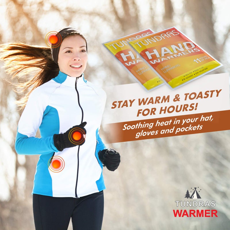 LENTRA Hot Hand Warmers Heat Pack - 80 Count - 11 Hours Long Lasting Natural Safe and Odorless Single Use Air Activated Heat Packs for Hands, Toes and Body - TSA Approved - Image 5