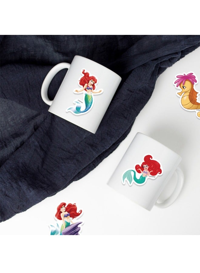 50PCS Mermaid Stickers Pack, Cartoon Vinyl Waterproof  Sticker for Water Bottle, Laptop, PC, Case, Car, Notebook, Skateboard, Journal, Aesthetic Stickers as Gifts for Kids, Teens, Girls - Image 4