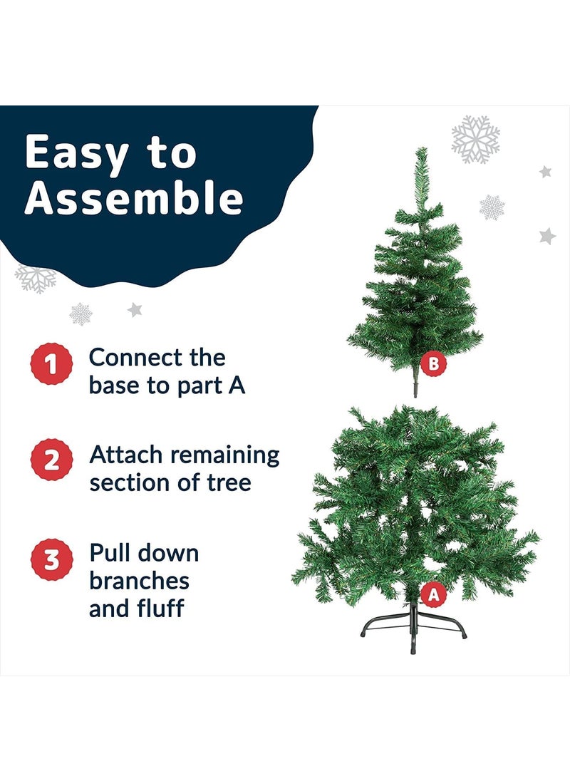 Lazybeee LAZYBEEE 6ft Christmas Tree for Christmas Christmas Tree for Decorations Easy Christmas Tree 6 ft  - Image 3