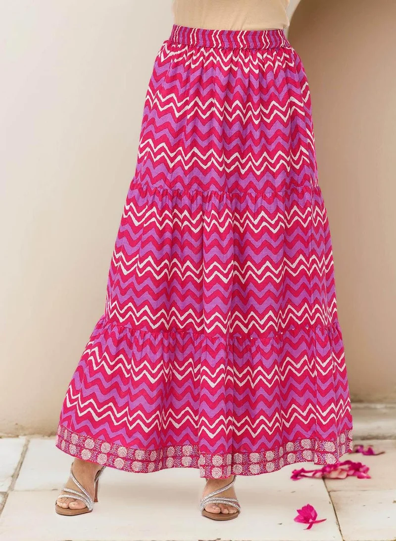 ISHIN  Women Pink Cotton 2 Pcs Kurta Set for Women | Best Price UAE