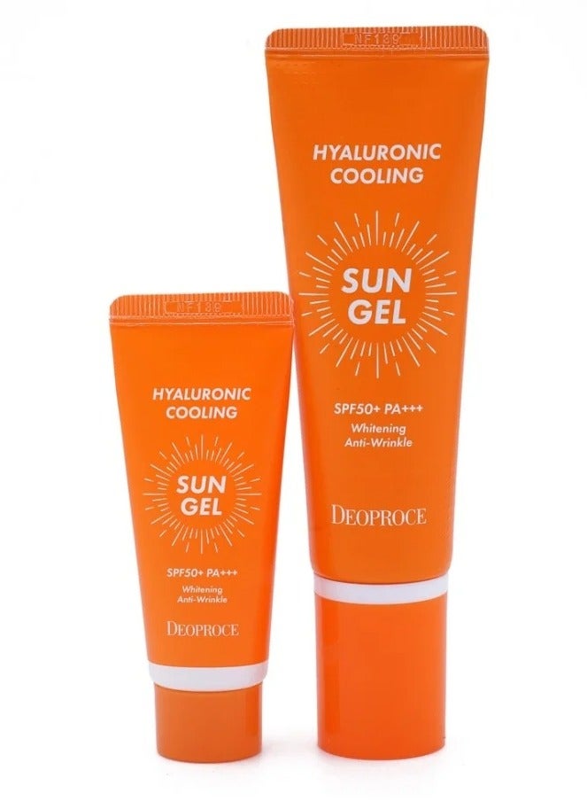 DEOPROCE DEOPROCE HYALURONIC COOLING SUN GEL SPECIAL EDITION(50G+20G*1EA) - Image 1