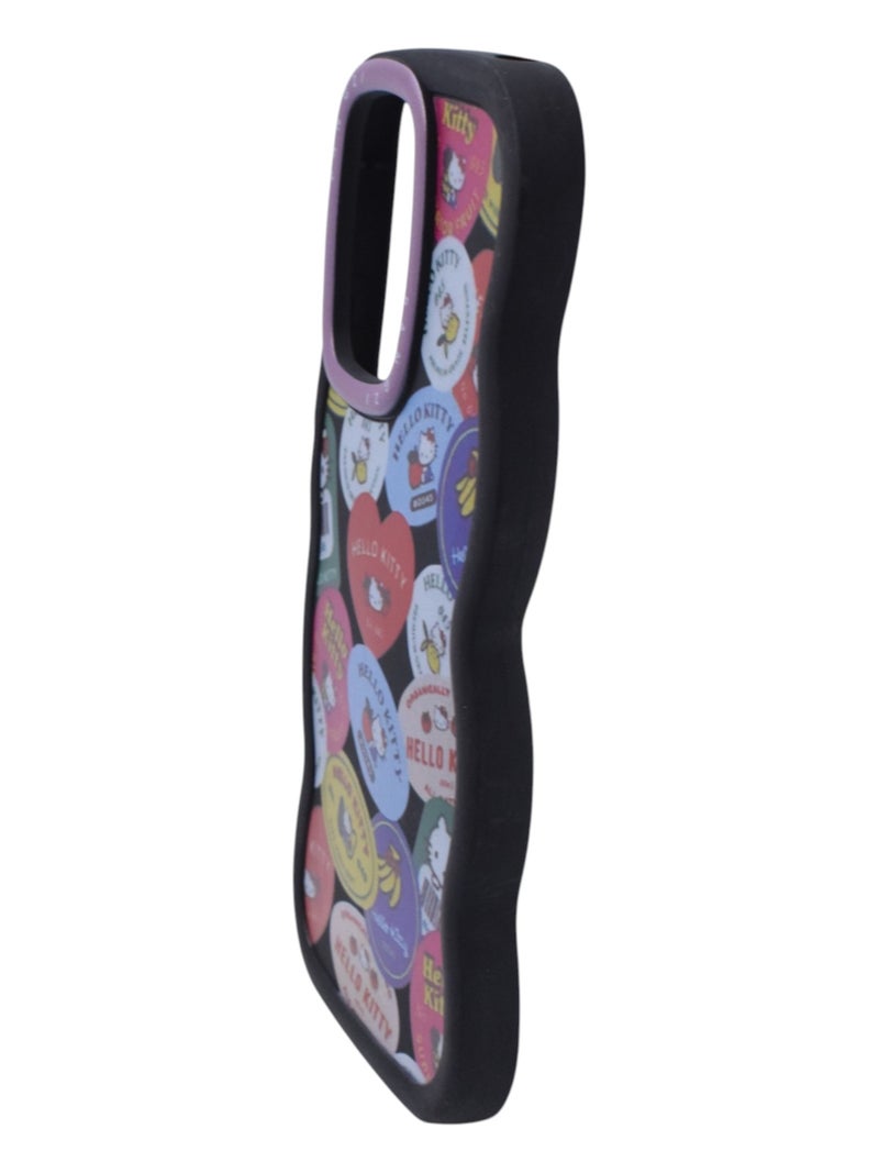 Hello Kitty Plastic Back Cover For Xiaomi Redmi Note 12 - Multicolour - Image 3