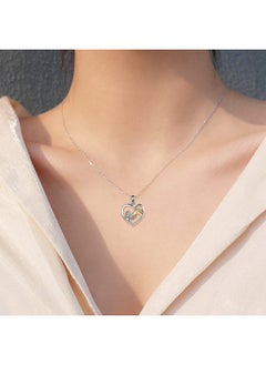 Generic Girl And Horse Necklace For Girls Sterling Silver Horse Jewellery Gifts For Women  - Image 5