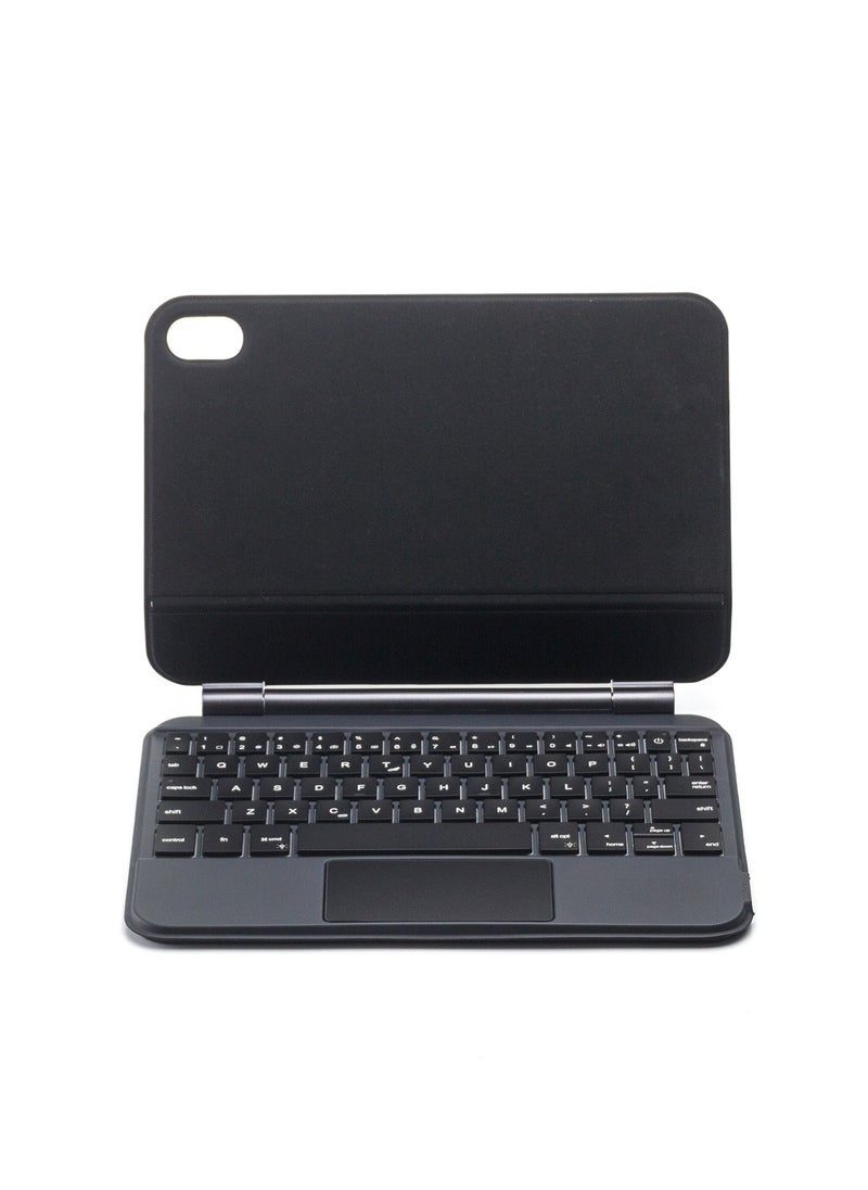 Generic - Floating Smart Keyboard for iPad Mini 6 (A2567/A2568/ A2569)/ iPad Mini 7, Bluetooth Wireless Backlit Rechargeable Keyboard Case with Touchpad - Image 1