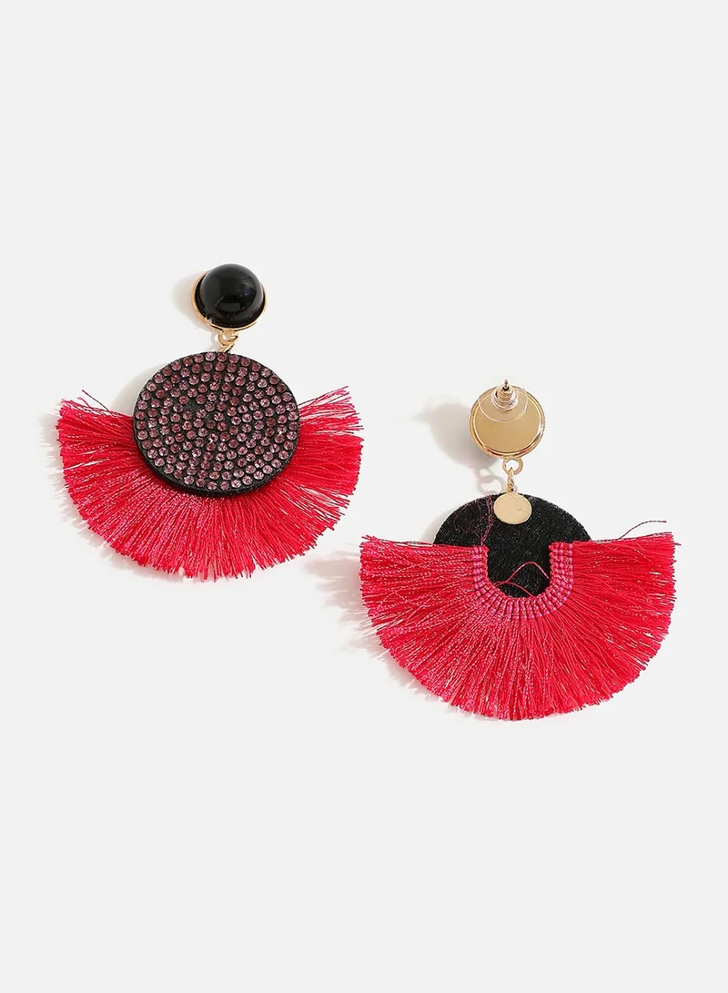 SOHI Tassel Artificial Drop Earring Jewellery