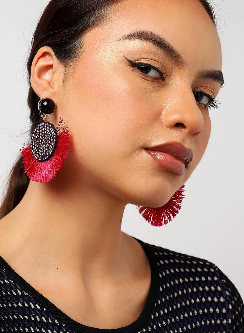 SOHI Tassel Artificial Drop Earring Jewellery