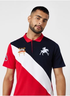 Seventy Five Colourblock Polo Shirt  - Image 3