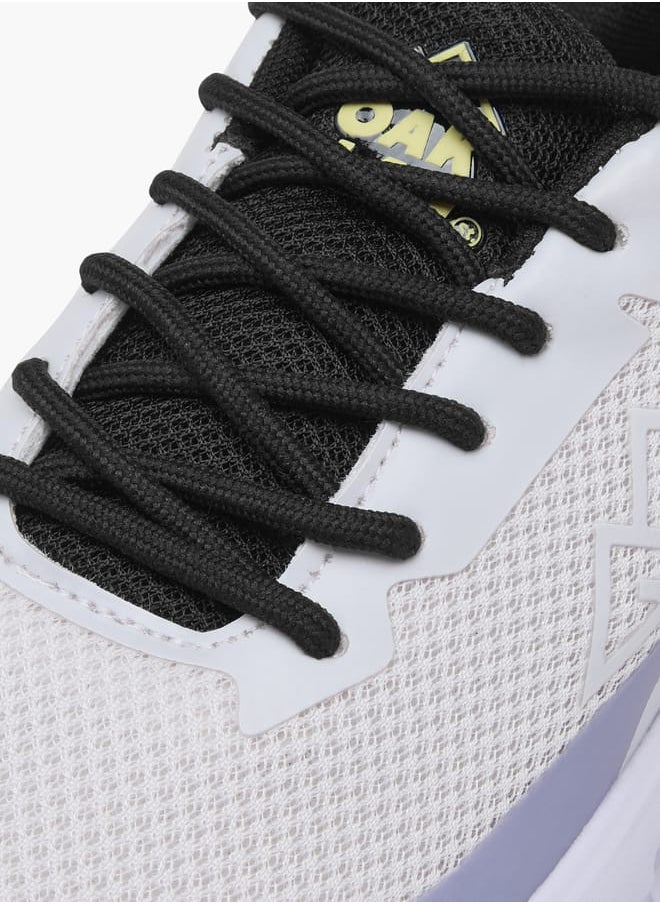Women by Shoexpress Panelled Sports Shoes with Lace-Up Closure