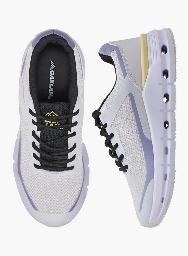 Oaklan by Shoexpress LILAC Women by Shoexpress Panelled Sports Shoes with Lace-Up Closure for Women | Best Price UAE