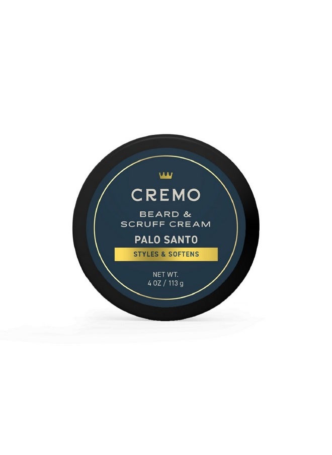 cremo - Cremo Beard & Scruff Cream, Palo Santo (Reserve Collection), 4 oz - Soothe Beard Itch, Condition and Offer Light-Hold Styling for Stubble and Scruff (Product Packaging May Vary) - Image 1
