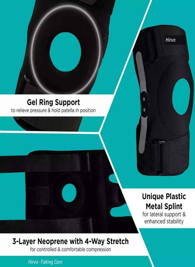 Hirvo Hinged Knee Braces for Osteoarthritis | Knee Brace for Men & Women | Knee Supporter with Inner Cotton Lining, Durable Hinge | Knee Caps for Pain Relief | Knee Belt for Joint Pain (Rigid Hinge Support Pair) - Image 3