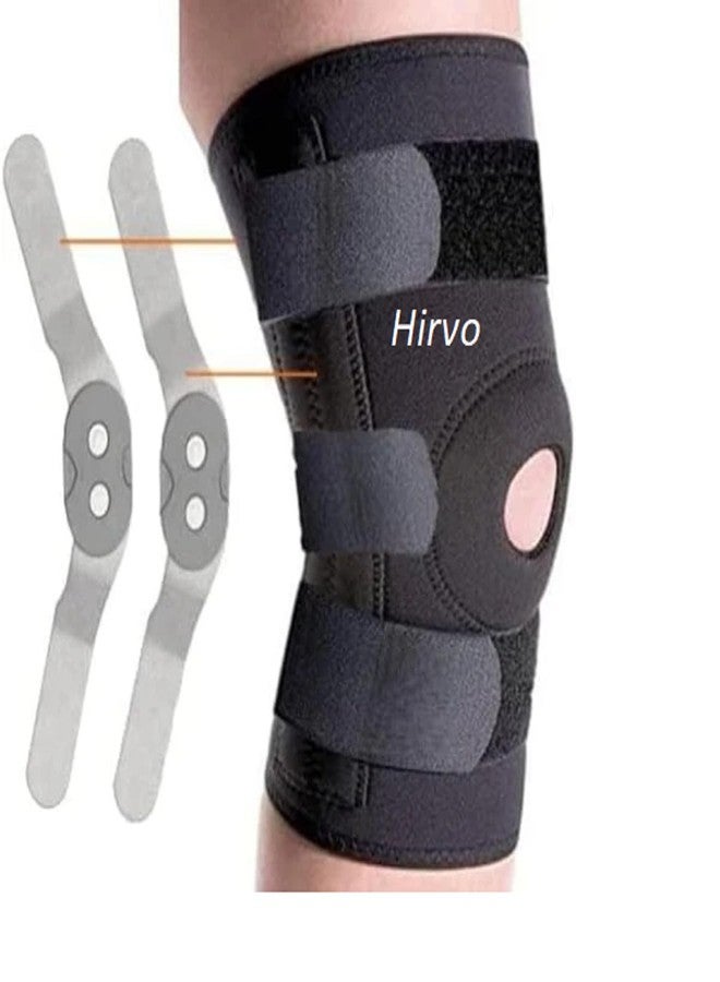 Hirvo Hinged Knee Braces for Osteoarthritis | Knee Brace for Men & Women | Knee Supporter with Inner Cotton Lining, Durable Hinge | Knee Caps for Pain Relief | Knee Belt for Joint Pain (Rigid Hinge Support Pair) - Image 5