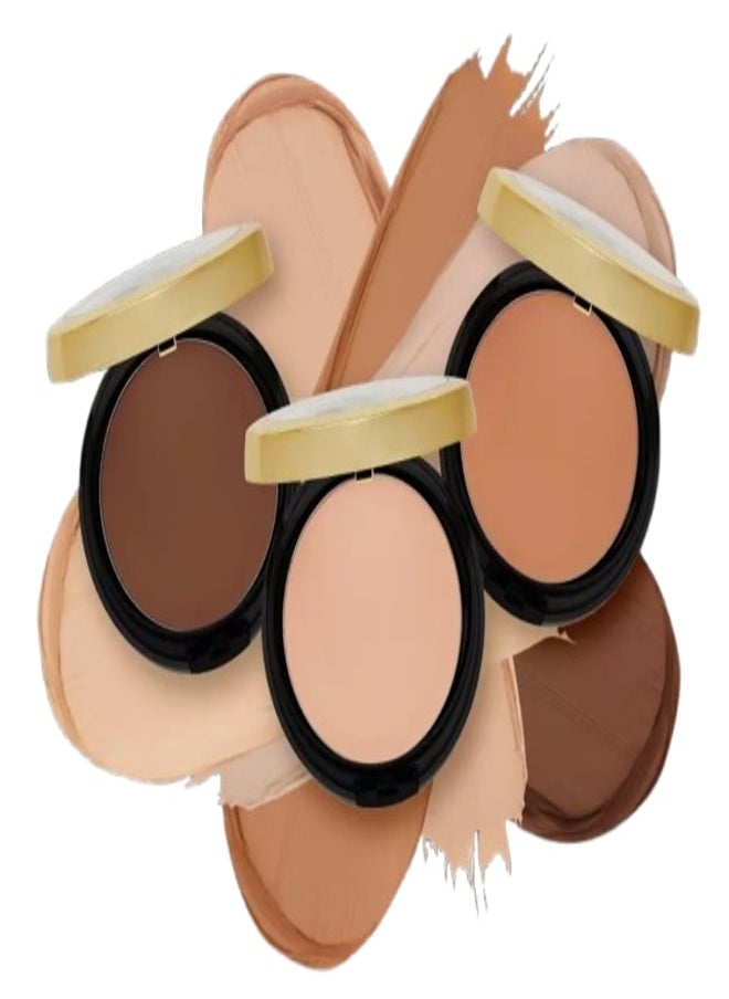 MILANI - Milani Conceal + Perfect Smooth Finish Cream to Powder Foundation – 245 Warm Beige | Full Coverage, Lightweight, Natural Matte Finish, Buildable Formula, Long-Lasting Wear, Vegan & Cruelty-Free - Image 1