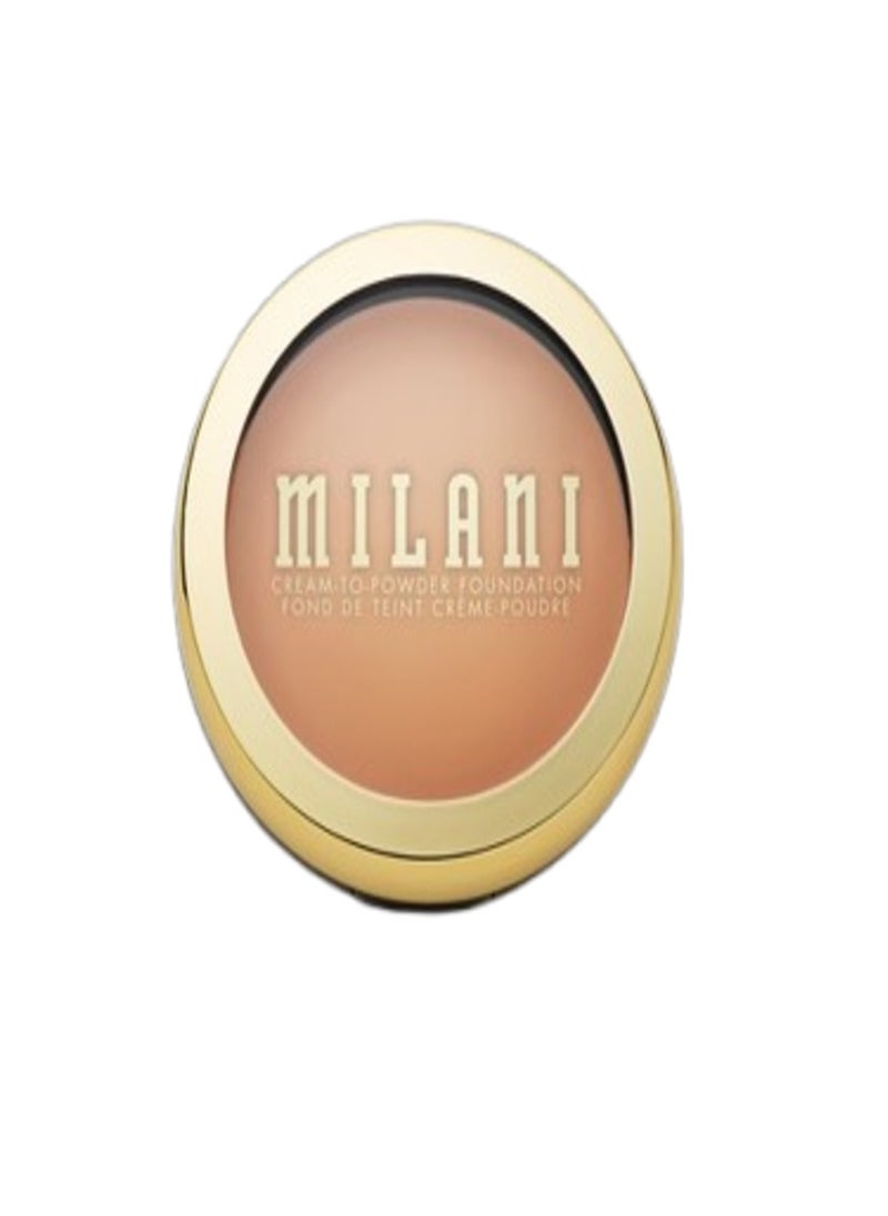 MILANI - Milani Conceal + Perfect Smooth Finish Cream to Powder Foundation – 245 Warm Beige | Full Coverage, Lightweight, Natural Matte Finish, Buildable Formula, Long-Lasting Wear, Vegan & Cruelty-Free - Image 1