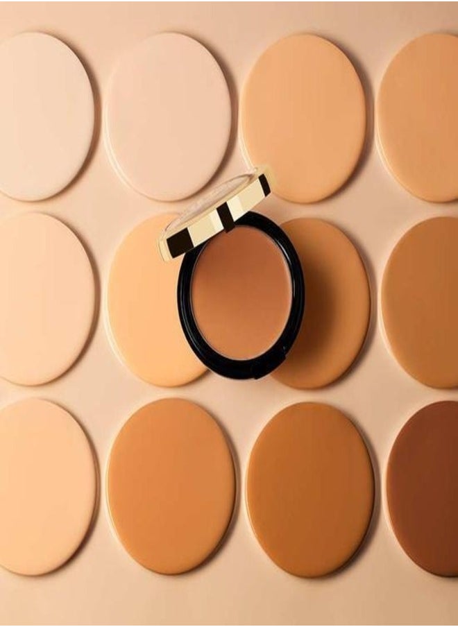 MILANI - Milani Conceal + Perfect Smooth Finish Cream to Powder Foundation – 245 Warm Beige | Full Coverage, Lightweight, Natural Matte Finish, Buildable Formula, Long-Lasting Wear, Vegan & Cruelty-Free - Image 1
