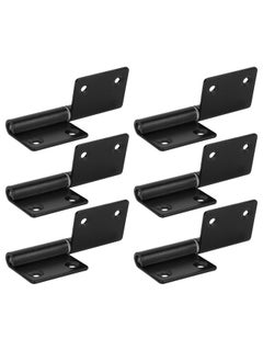 Thoraya 6Pcs Stainless Steel Flag‑Shaped Door Hinge Hardware Fittings for Cabinet Cupboard Furniture  - Image 1