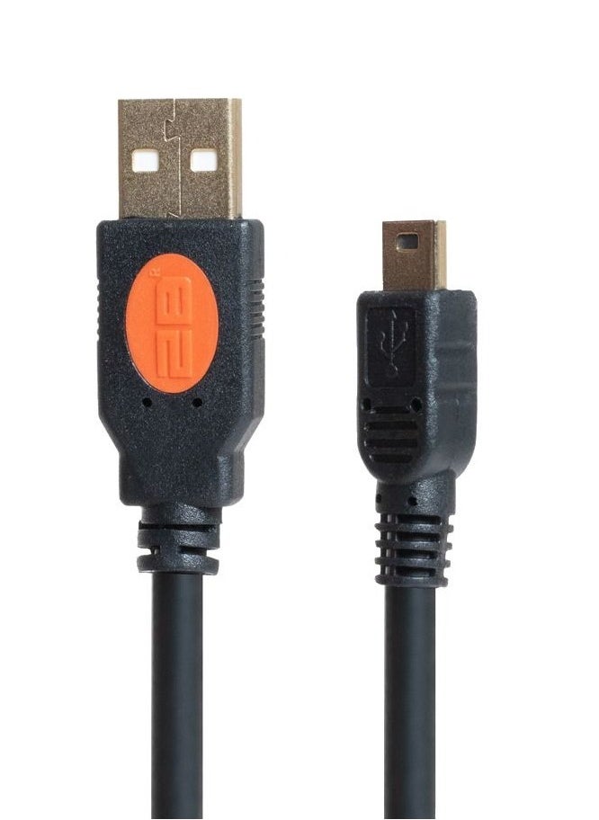2B - 2B DC053 - USB Mini 5 Pin to USB Male for external hard disk - playstation 3 controllers - digital cameras - and any port 5 pin - Image 1