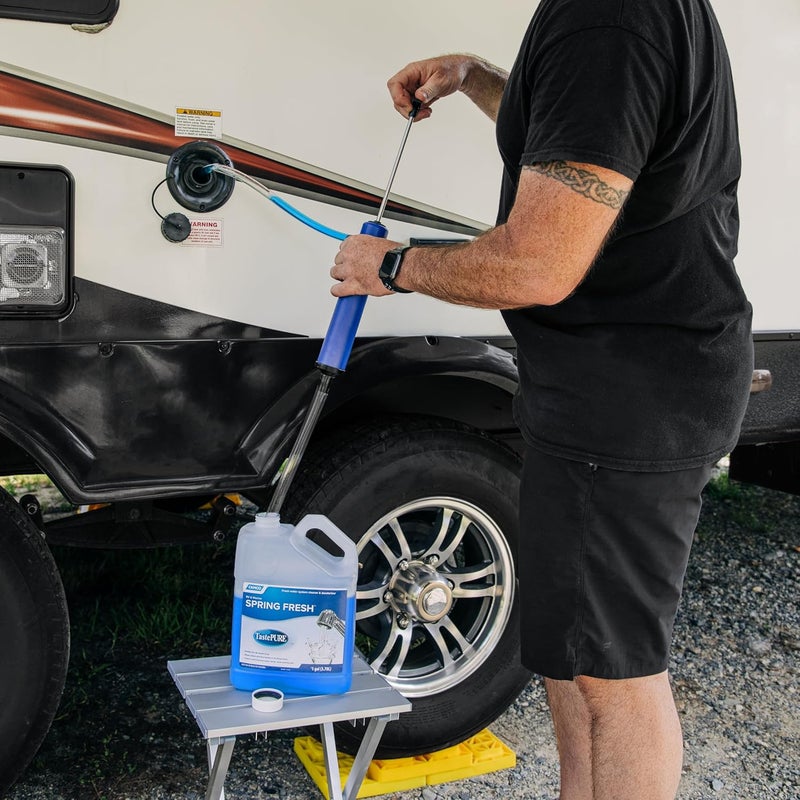 Camco TastePURE Spring Fresh Water System Cleaner and Deodorizer for RV and Marine - 1 Gallon - Image 3