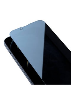General تغطية كاملة من الزجاج المقسى للخصوصية لهاتف Apple iPhone 13 Pro Max مقاس 6.7 بوصات باللون الأسود  - Image 2