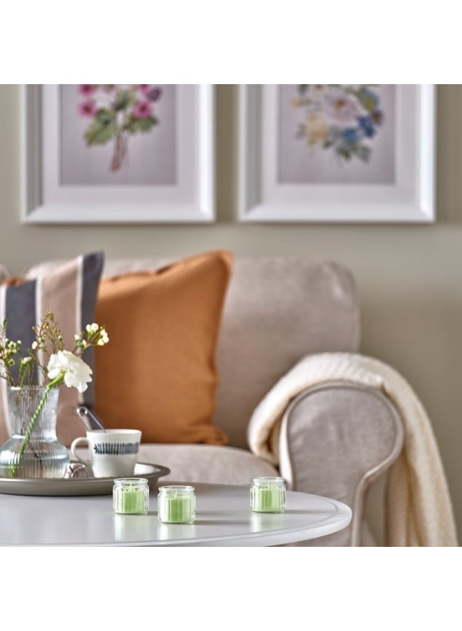 أيكيا شمعة معطرة في كأس، لون التفاح/الأخضر الفاتح، تدوم 12 ساعة - Image 5