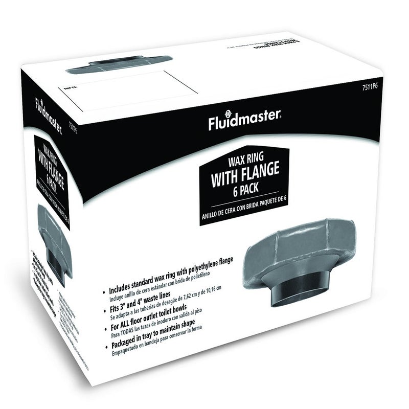 Fluidmaster 7511P6 Six-pack of Wax Rings - Image 4
