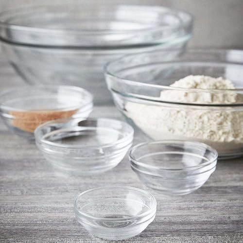 Duralex® France Gigogne Clear Stackable Glass Bowl 125ml | Set of 4 | Great for Serving Snacks, Pickles, Pudding | 3X Stronger, Durable, Microwave & Dishwasher Safe - Image 3