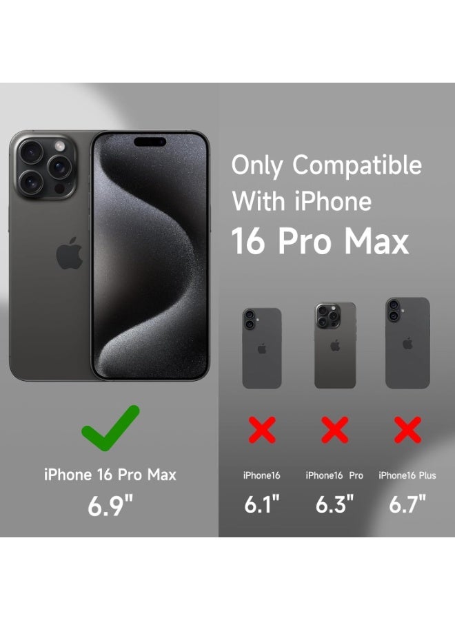 Case for IPhone 16 Pro Max Soft Liquid Silicone Gel Case Full Body Shockproof Protection Matte Finish Cover Soft Microfiber Lining Cushion Slim Back Case for iPhone 16 Pro Max (Black) - Image 5