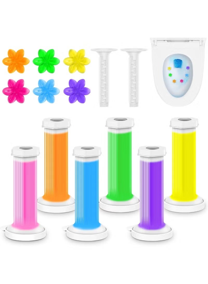 جل تواليت منعش - أصلي برائحة الزهور المنعشة، يزيل تراكم الترسبات الكلسية والبقع، معطر جو  1قطعة - Image 2