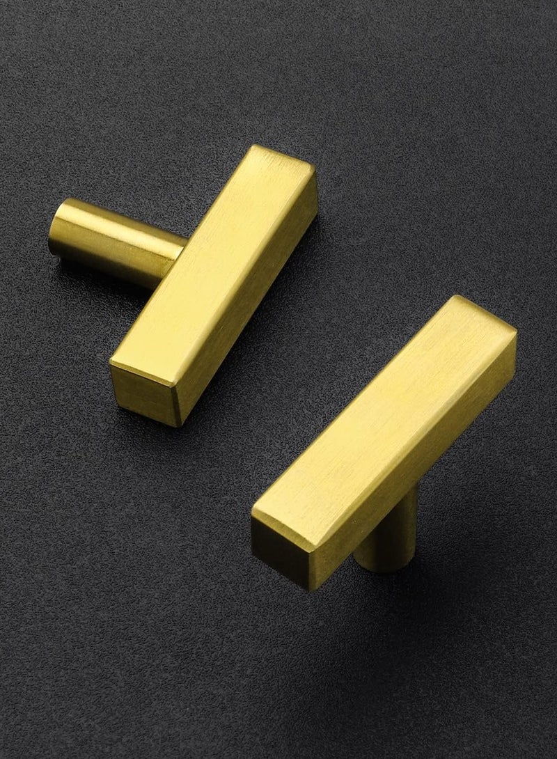 Bukela 3 Pack Black Square Bar Cabinet Knobs 2 Inch Square Cabinet Pulls Matte Black Single Hole Kitchen Cabinet Handles - Image 2