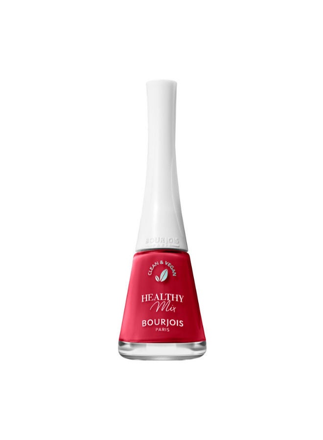 BOURJOIS PARIS Bourjois Healthy Mix Vegan Nail Polish  – 300 – Grenat'Ddictive, 9ml  - Image 2